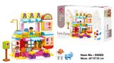 OBL10073982 - 美味餐厅大颗粒积木(81PCS)