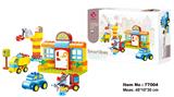 OBL10074012 - 汽车组合大颗粒积木(68PCS)
