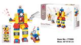 OBL10074016 - 战车机器人大颗粒积木（92PCS）