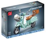 OBL10075774 - 1：5威士摩托车（湖水绿）(1828+PCS)