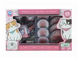 OBL10075815 - 粉猫茶具(15PCS)
