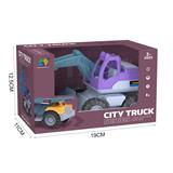 OBL10075838 - 环保麦秆色滑行工程车(挖掘机)