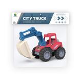 OBL10075846 - 环保麦秆色滑行工程车(挖车)