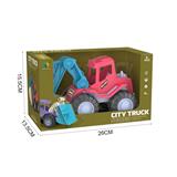 OBL10075849 - 环保麦秆色滑行工程车(挖车)