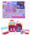 OBL10078817 - 益智积木屋拼装2房套装-烧烤店 （4款女孩混装）73PCS