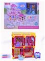 OBL10078820 - 益智积木别墅拼装4房套装+6色水笔 （4款女孩混装）100PCS