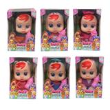 OBL10079559 - 10寸6款混装搪胶会流眼泪哭泣娃娃带七彩灯光四声IC