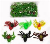 OBL10080794 - 中袋20只大号软胶蜘蛛带绳