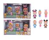 OBL10083136 - 5寸.52款混装实身会流眼泪哭泣娃娃带七彩灯光带四声IC（3只装）