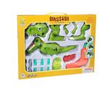 OBL10086073 - 拆装声光恐龙套装(恐龙包含3个1.5V AG13钮扣电池) +电动手电钻(电钻2X1.5V AA不包电)