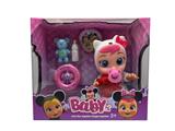 OBL10086892 - 14寸搪胶哭泣娃娃带四声音乐cry Babies-Tutti Fritti带流眼泪功能、奶嘴、塞棉小熊、小熊吸塑配件