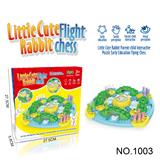 OBL10091536 - 儿童玩具新款益智早教互动玩具卡通造型小萌兔飞行棋桌游