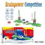 OBL10091549 - 儿童过家家青蛙磁力片盘玩具 桌面游戏叠叠乐沙漏卡牌盒装