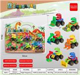 OBL10093104 - 6款回力工程恐龙车