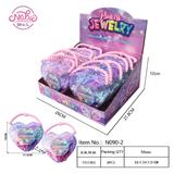 OBL10093509 - DIY透明桃心珠盒(12盒庄)