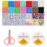 OBL10099349 - 米珠+彩珠+剪刀线(28格)