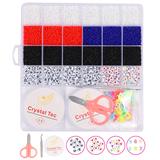 OBL10099361 - 米珠+彩珠+爱心+镊子剪刀线(26格)