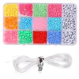 OBL10099377 - 米珠+字母珠+线(15格)