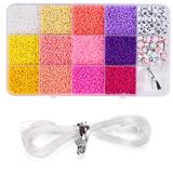 OBL10099380 - 米珠+字母珠+线(15格)