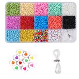 OBL10099381 - 米珠+爱心+线(15格)