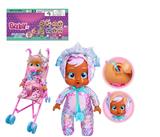 OBL10101651 - 1比1 12寸搪胶头搪胶手毛绒棉身体带真实流眼泪。水晶睡衣恐龙哭泣娃娃带四声音乐cry Babies-Tutti Fritti带流眼泪功能，带奶嘴。带大号推车