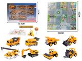 OBL10102332 - 1:60回力工程车8只装套装