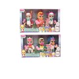 OBL10102800 - 6寸开窗盒实身会流眼泪第二代哭泣娃娃(3只装)