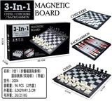 OBL10103712 - 3合1（折叠国际象棋/国际跳棋/双陆棋）（带磁）