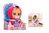 OBL10103963 - 毛绒火烈鸟-第16代14寸搪胶哭泣带头发女孩版娃娃带四声音乐cry Babies-Tutti Fritti带流眼泪功能，带吸水奶瓶，带奶嘴  。毛绒带加暖功能。衣服2件套