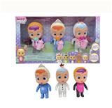 OBL10104391 - 5寸开窗盒实身会流泪哭泣娃娃（3只装）