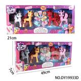 OBL10105238 - 188精灵萌马小4只装（混装）+吸塑棒，糖