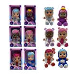 OBL10105696 - 第6代14寸搪胶哭泣娃娃带四声音乐带流眼泪功能，带吸水奶瓶，带奶嘴   6款女孩版哭泣娃娃混装