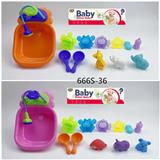 OBL10105862 - 浴室玩具动物2款混装