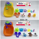 OBL10105864 - 浴室玩具农场2款混装