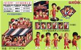 OBL10106147 - 3.5寸灌篮高手公仔单只+底座+3张卡片 锡袋装 24只锡袋展示盒 卡片和5款公仔随机 （PVC软胶环保料）
