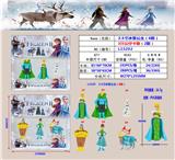 OBL10106193 - 3.5寸冰雪公主（6款）3只公仔卡装（2款混)PVC环保料