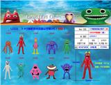 OBL10106201 - 3-4寸新款班班花园公仔（14款）10只公仔OPP胶袋装（1款）PVC环保料