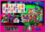 OBL10106349 - 3-4.5寸班班花园第3章A组 16只盲盒展示盒