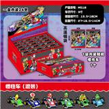 OBL10106853 - 3寸马里奥惯性车 24只铝博袋装展示盒