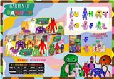 OBL10106927 - 2-4.5寸班班幼儿园C 24只锡袋展示盒