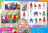 OBL10107079 - 3-4.5寸班班乐园2代 24只锡袋展示盒+卡片