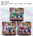 OBL10107143 - 4-4.5寸马里奥公仔 3款卡装
