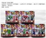 OBL10107144 - 4-4.5寸马里奥公仔 5款卡装