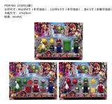 OBL10107145 - 4-4.5寸马里奥公仔 3款卡装
