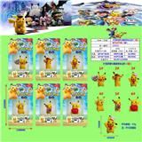 OBL10107236 - 3寸宝可梦小精灵手办公仔（6款）单只公仔卡装(6款混)PVC环保料