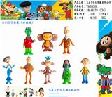 OBL10107422 - 3-4.5寸大耳猴(水晶板)8只OPP袋装