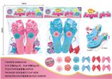 OBL10107724 - 灯光芭比鞋粉红/粉兰2色饰品套装