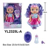 OBL10108353 - 30CM大眼娃娃喝水小便功能带配件