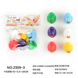 OBL10110387 - 4只搪塑鸭+2只感温变色鸭