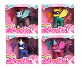 OBL10112101 - 时尚搪胶精灵马/4款混装